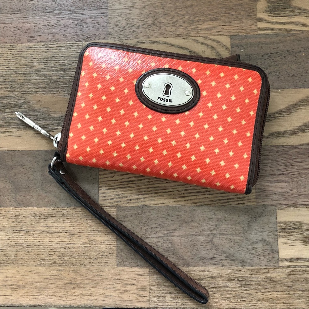 Fossil Wallet with wrist strap